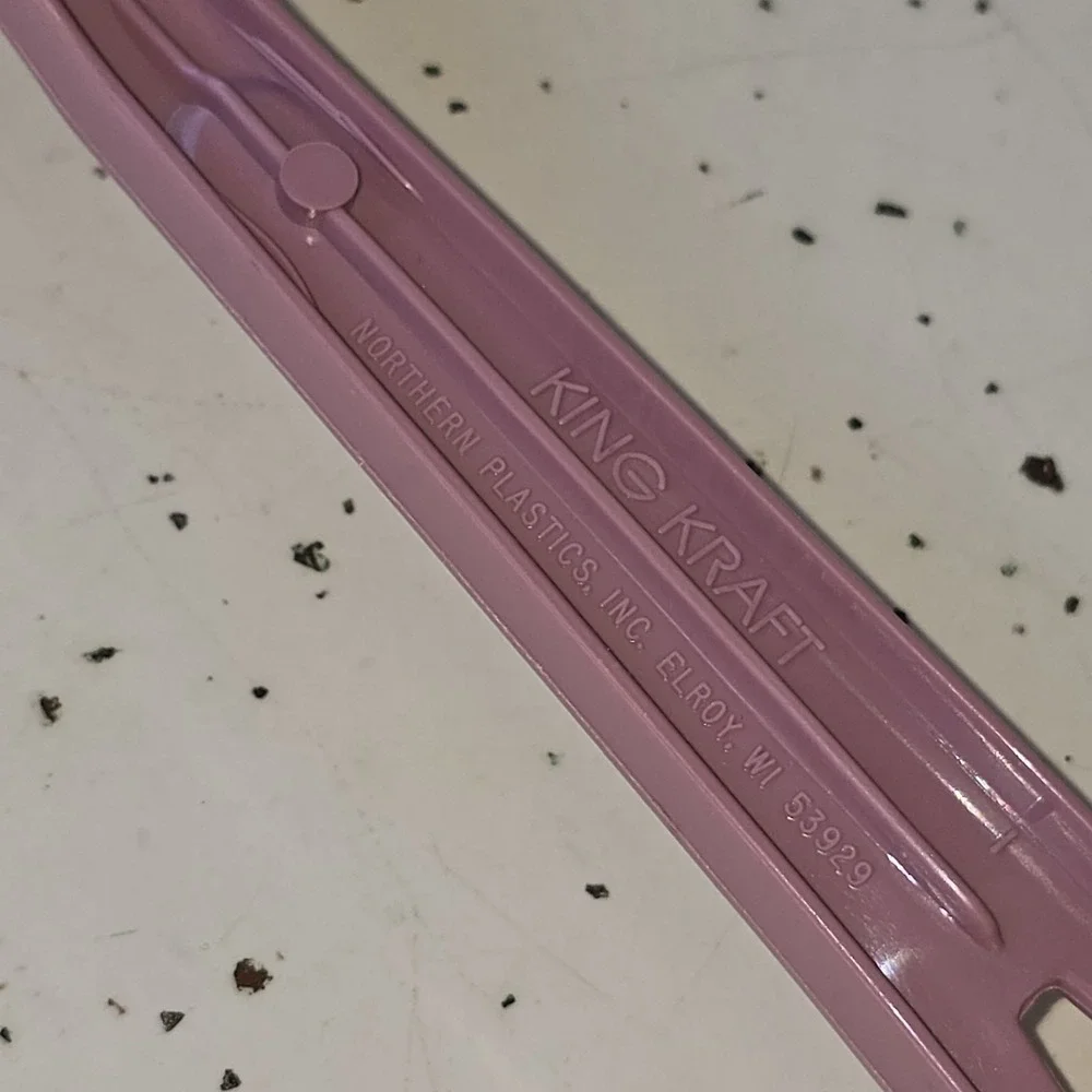 Vintage King Kraft Mauve Pink Nylon Plastic 3 Slot Spatula Cottagecore Cabin
